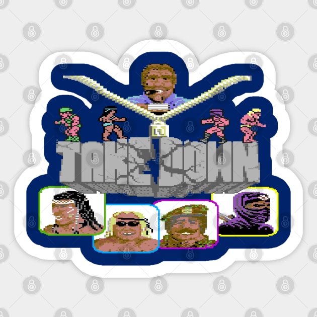 Takedown Sticker by ilovethec64